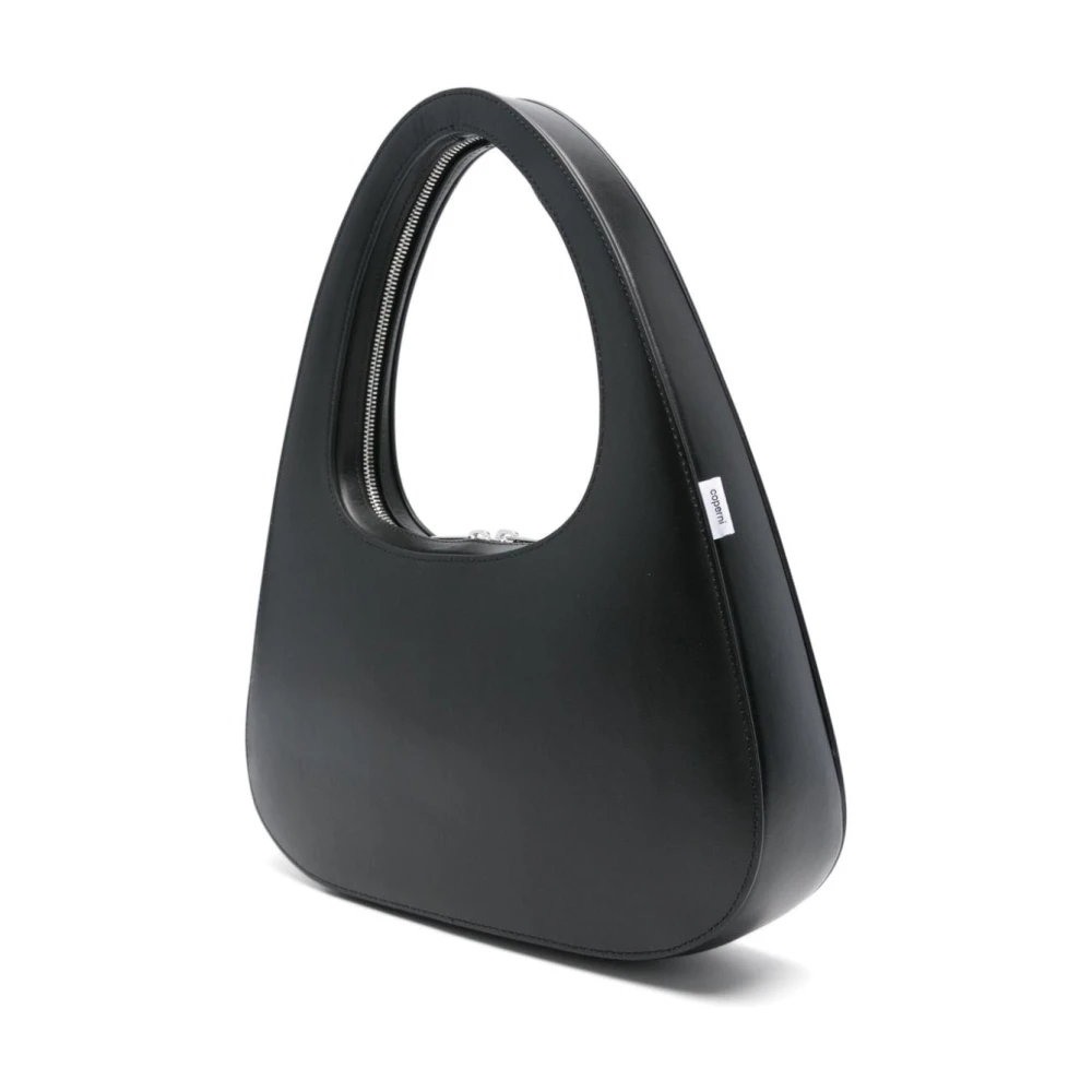 Coperni Zwarte Leren Top Handvat Tas Black Dames