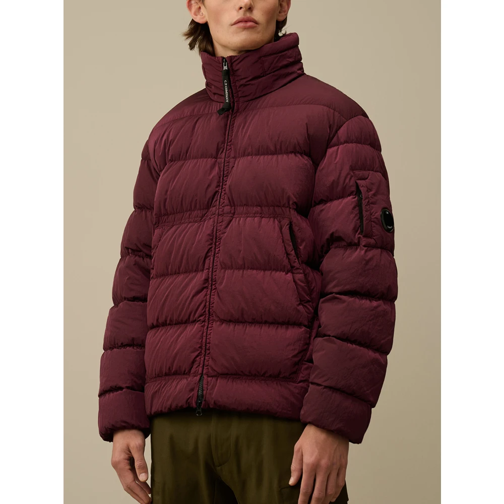 C.P. Company Stijlvolle Medium Jas Purple Heren
