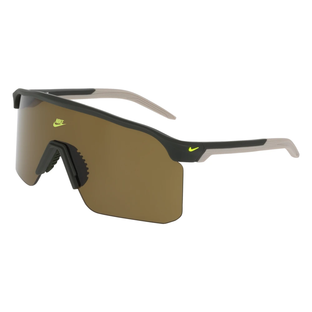 Nike Green Sunglasses, Male, 61 Mm, Expedition Shield E