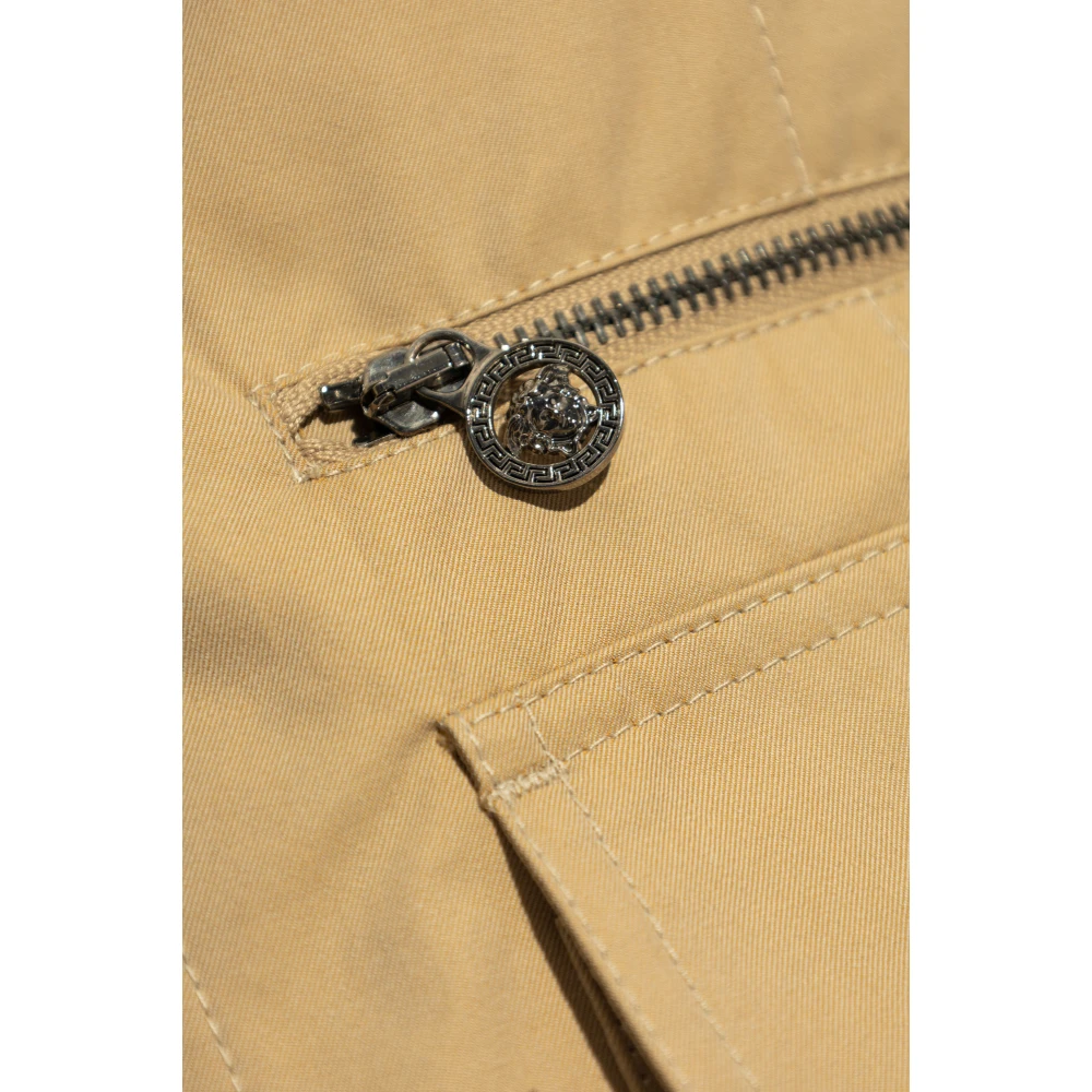 Versace Katoenen blazer Beige Heren