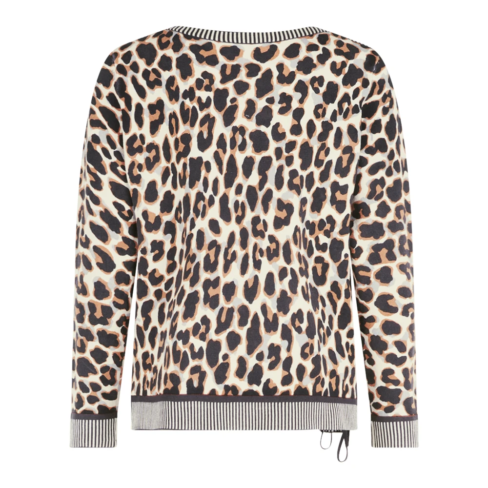Betty Barclay Dierenprint Trekkoord Trui Multicolor Dames