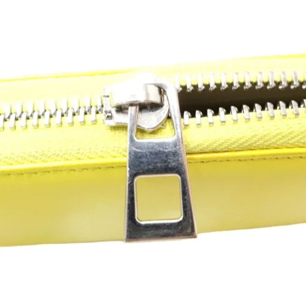 Loewe Pre-owned Leather wallets Yellow Dames