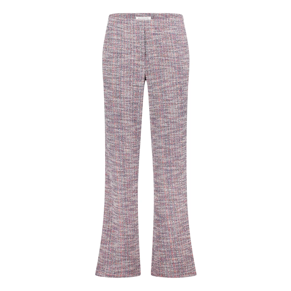 Betty & Co Broek met structuur om in te stappen Multicolor Dames