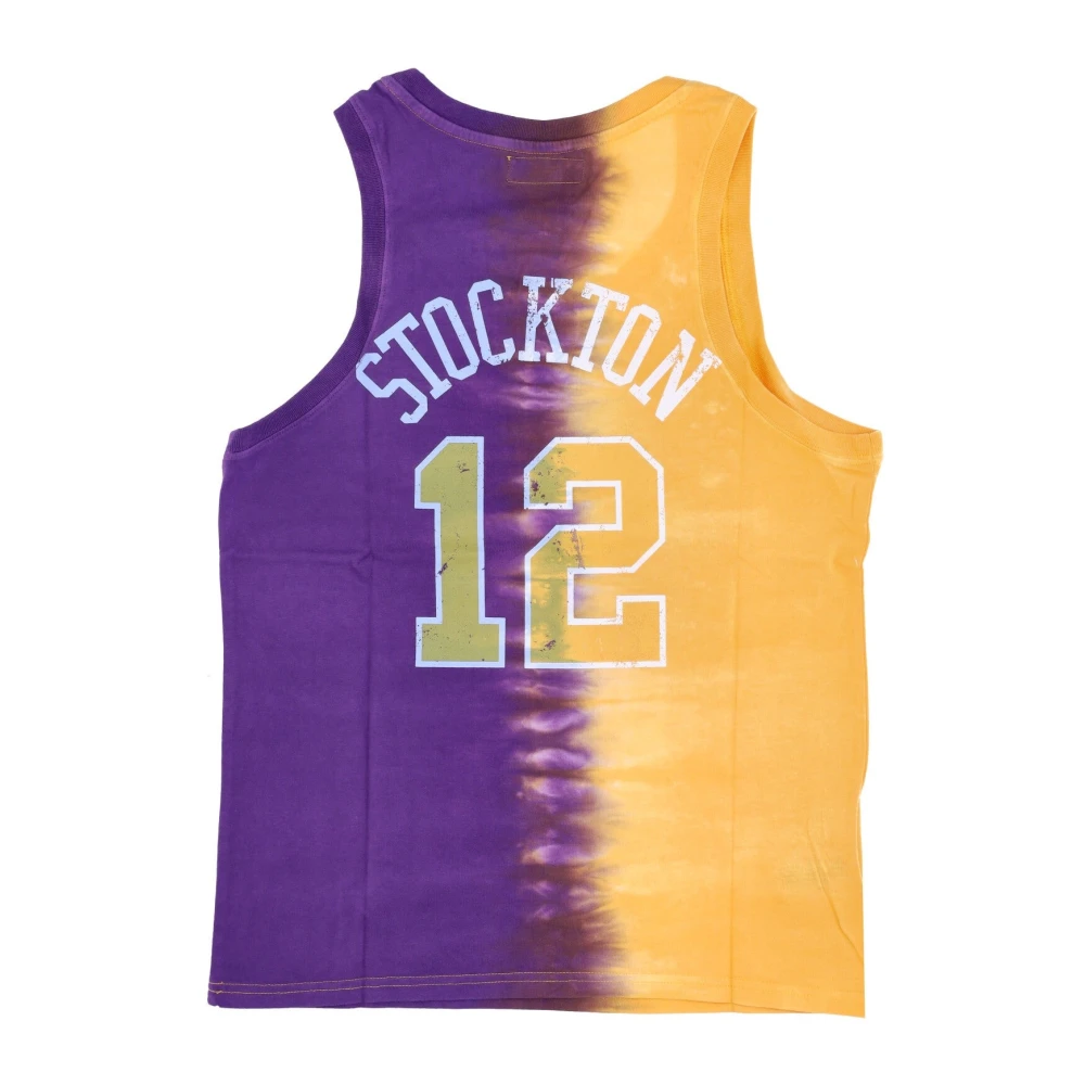 Mitchell & Ness Utah Jazz Tie Dye Tank Top Multicolor Heren