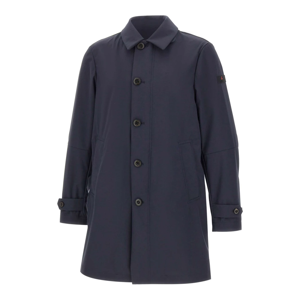 Peuterey Mannelijk Blauw Jassen Heren, L, Polyester, Garretson Parka