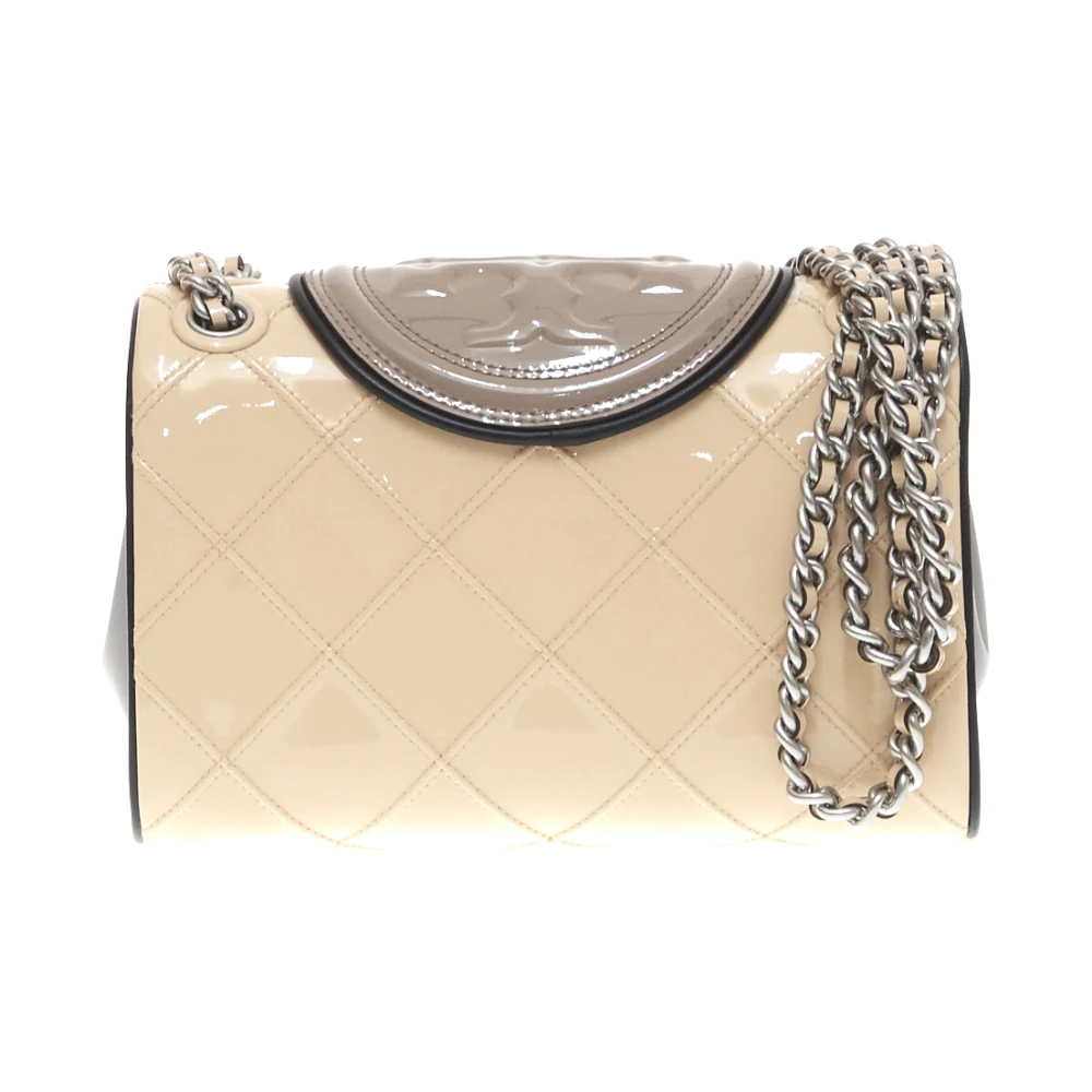 TORY BURCH Omkeerbare Schoudertas in Vaniglia Beige Dames