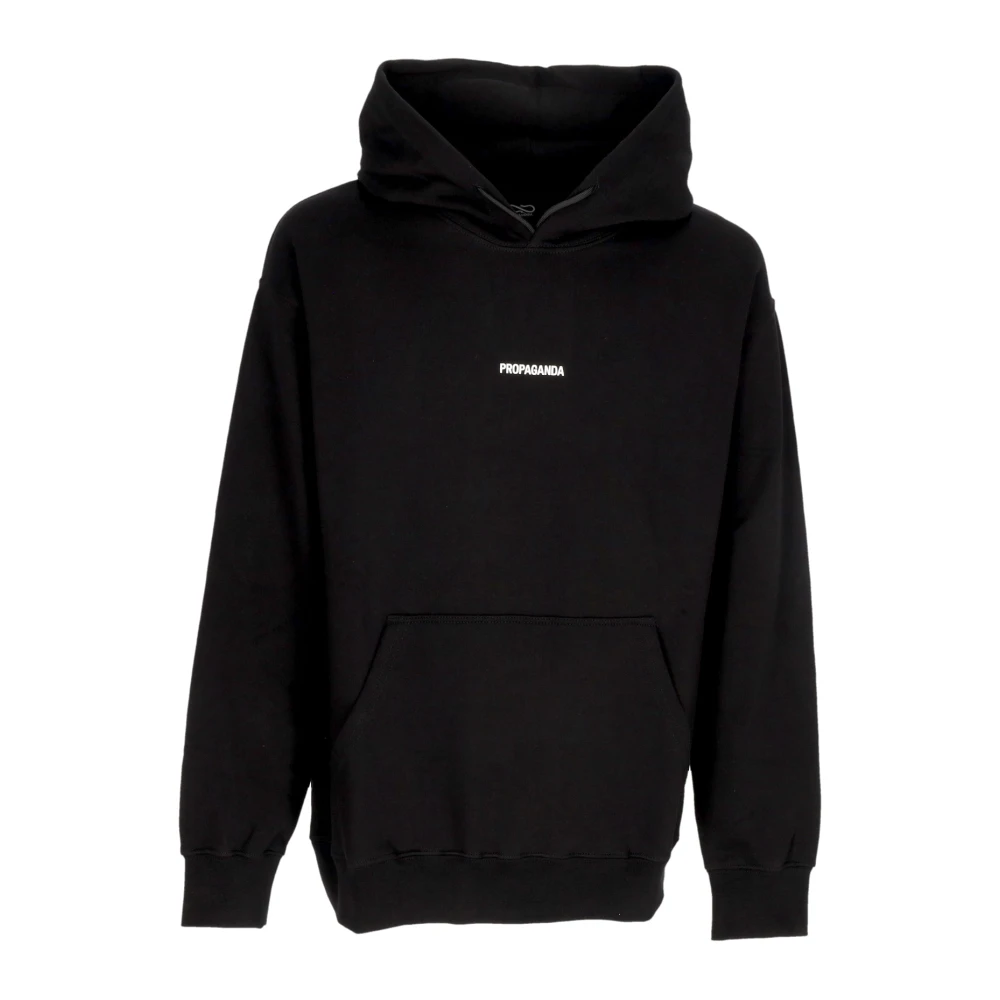Propaganda Klassieke Lichtgewicht Hoodie Zwart Black Heren