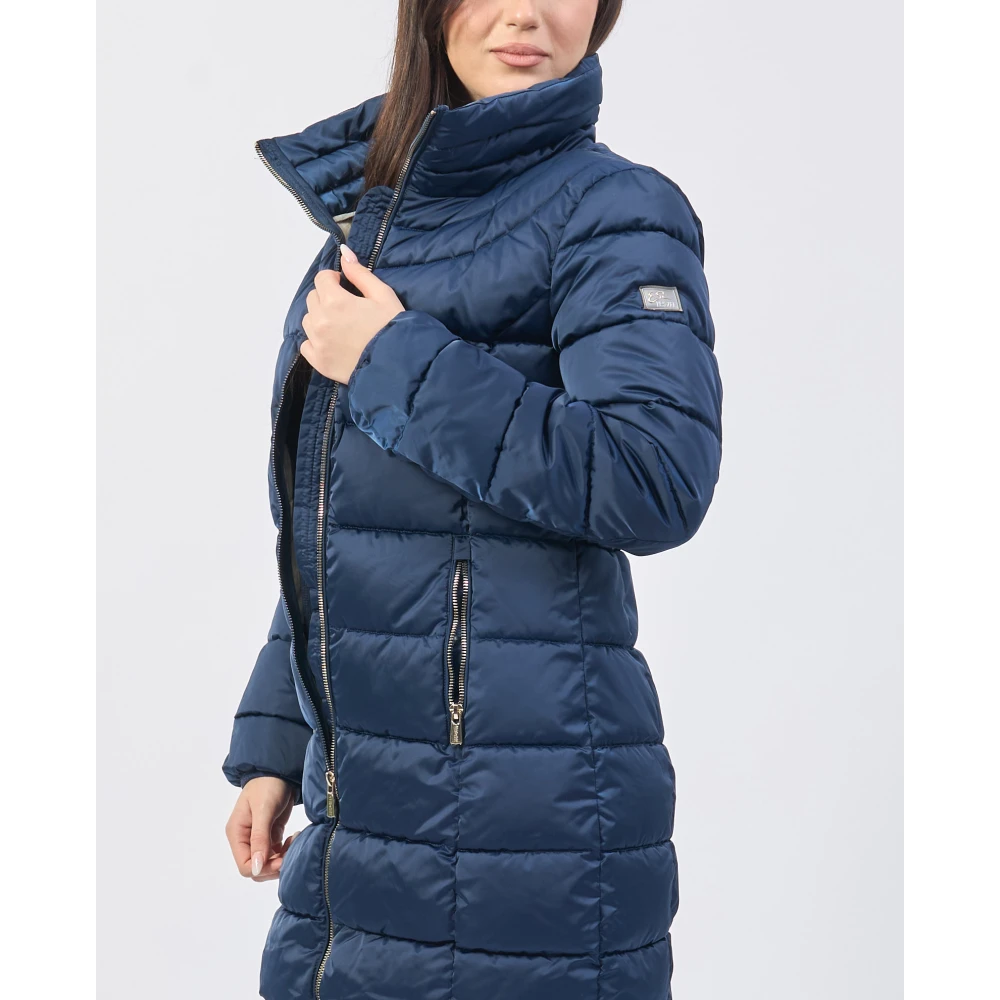 YES ZEE Blauwe Winterjas Blue Dames