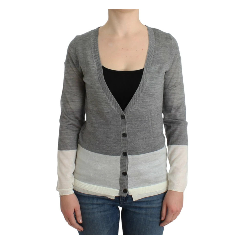 Costume National Women's Gray Lightweight Cardigan