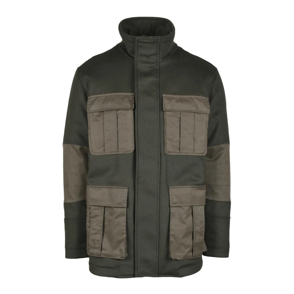 Dondup Wollen Jas Green Heren