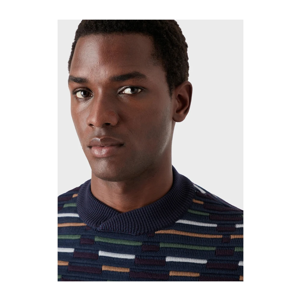Giorgio Armani Gestreepte Trui Multicolor Heren