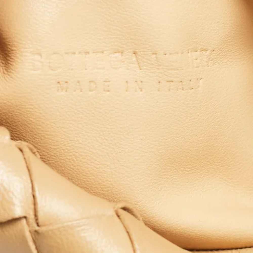 Bottega Veneta Vintage Pre-owned Leather handbags Beige Dames