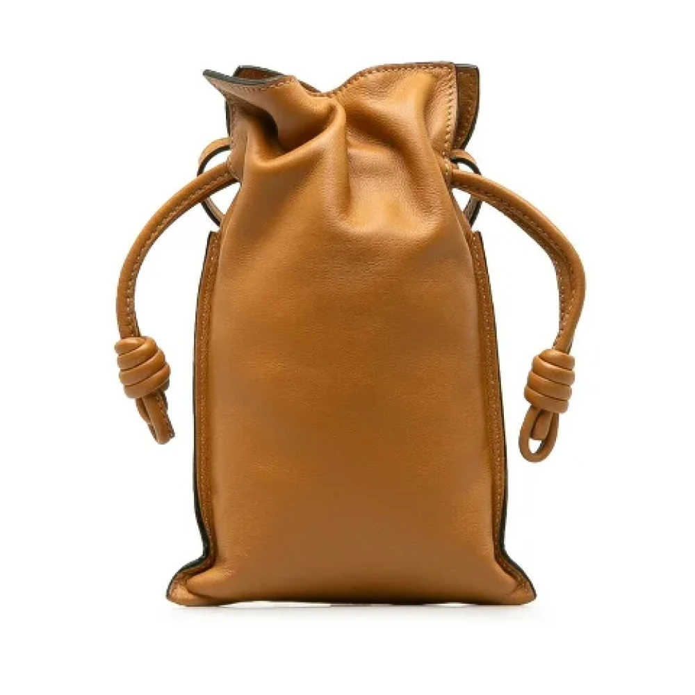 Loewe Pre-owned Leather shoulder-bags Brown Dames