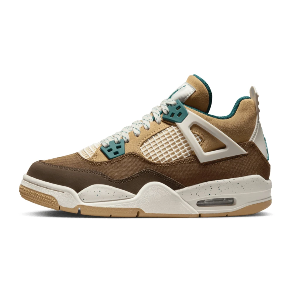 Jordan Klassiska och stilfulla Air Jordan 4 sneakers Brown, Dam