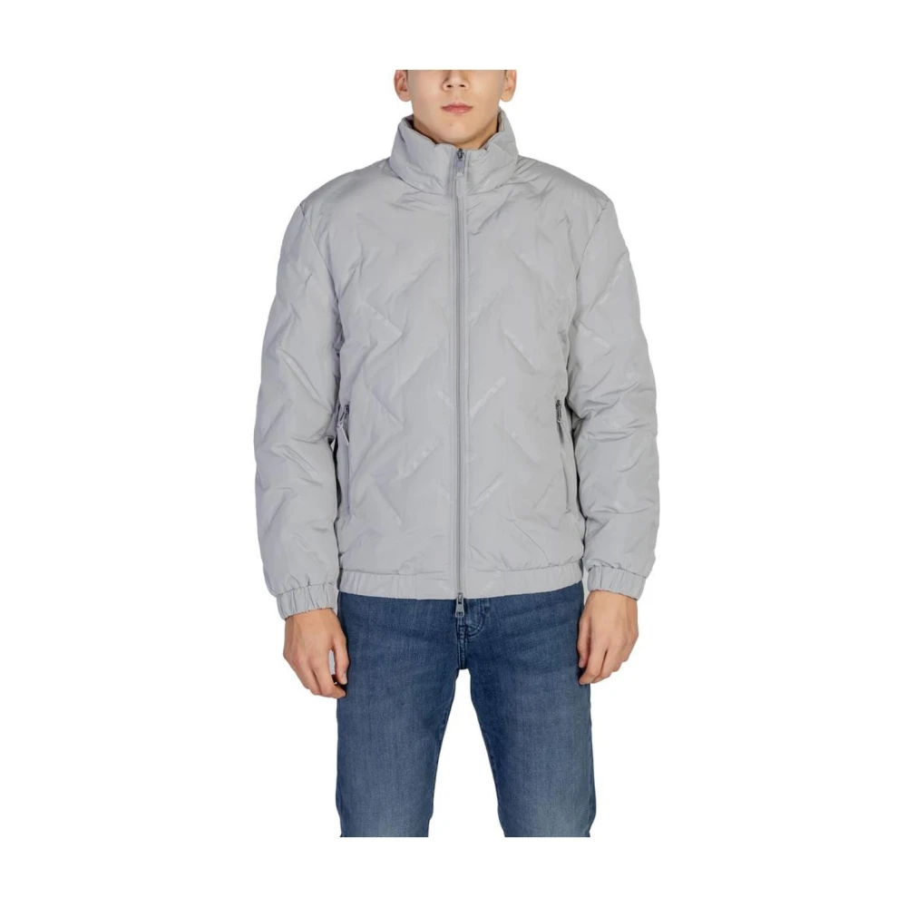 Antony Morato Men's Gray Winter Jackets, 2XL, Quilted Padded Winter Jacket