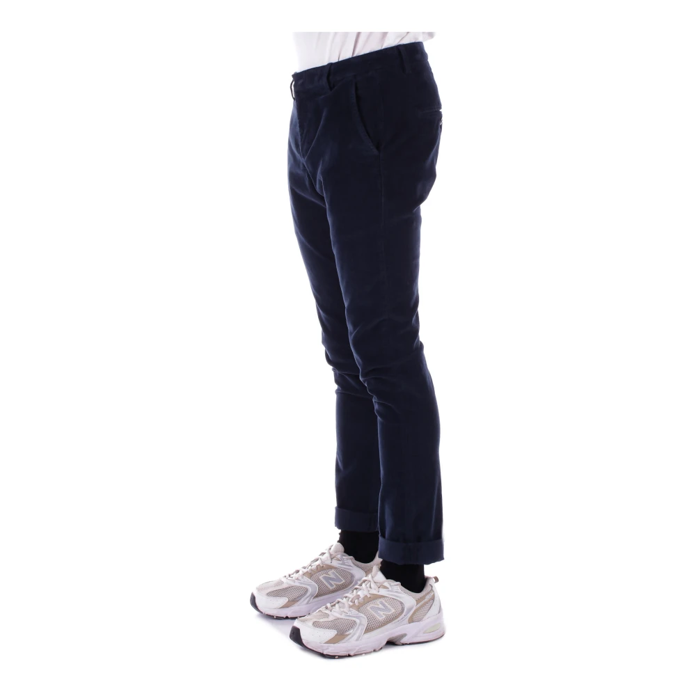 Dondup Blauwe Slim Fit Broek Blue Heren