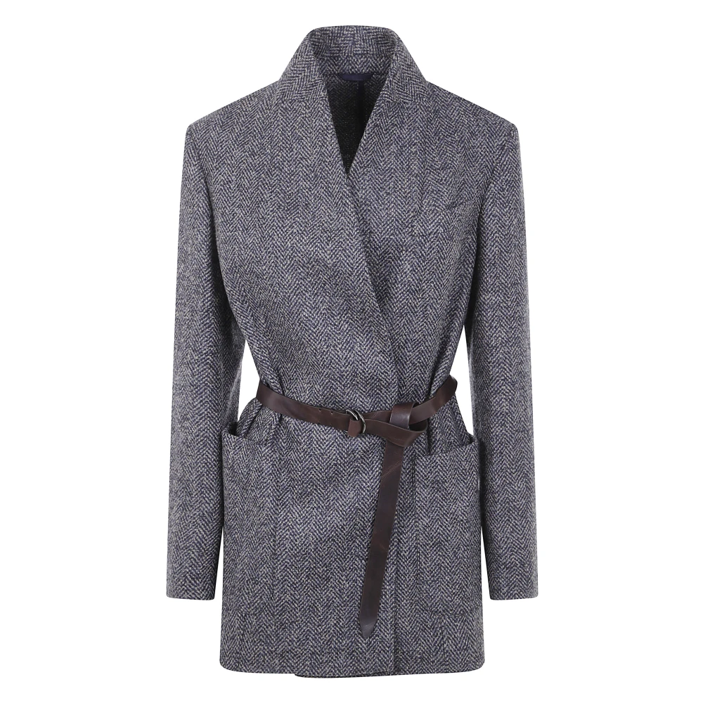 Coats > Belted Coats - - Brunello Cucinelli - Modalova