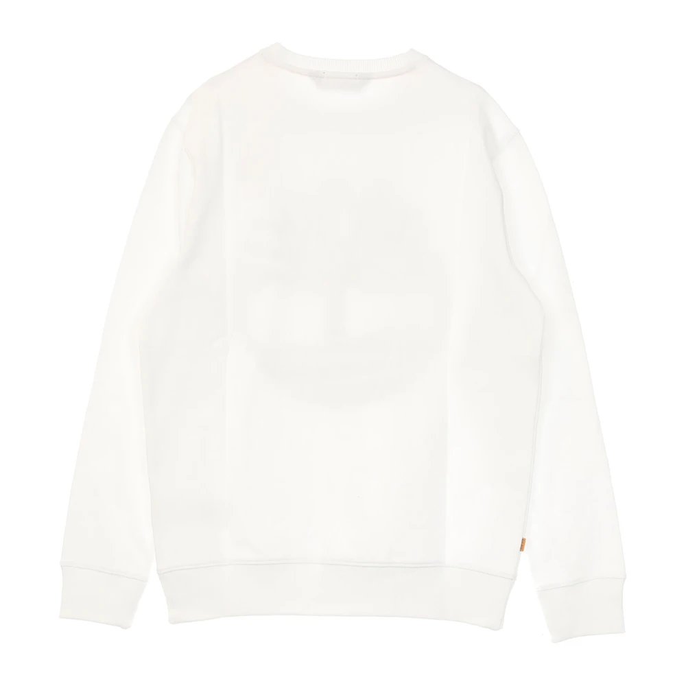 Timberland Core Logo Crewneck Sweatshirt Wit Zwart White Heren