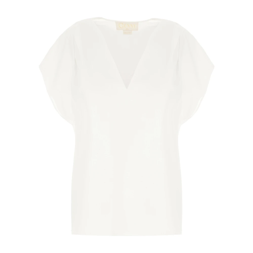 Genny Stijlvolle TOP voor een trendy look White Dames