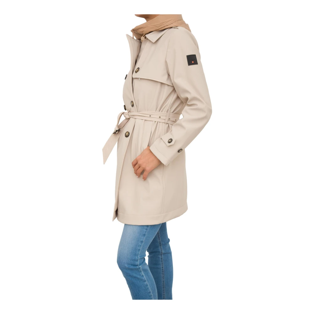 Dekker Beige Parka Trench Coat Beige Dames
