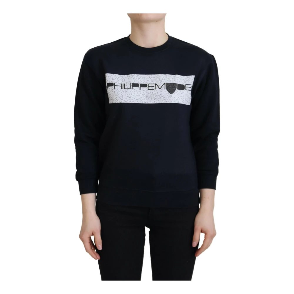 Philippe Model Women's Black Stylish Printed Jumper 2XS