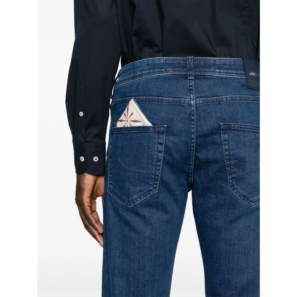 Jacob Cohën Blauwe Jeans voor Mannen Blue Heren