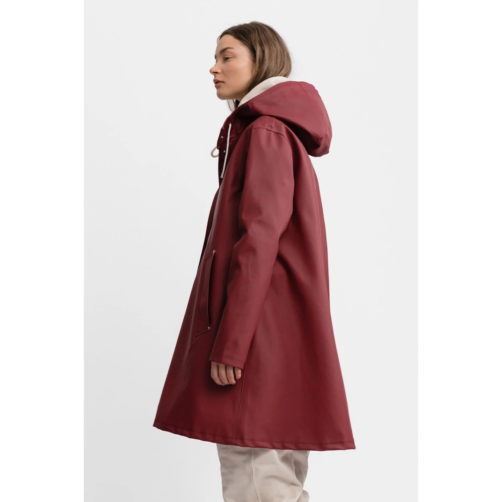 Stutterheim Stockholm Hilltop Raincoat Red Dames