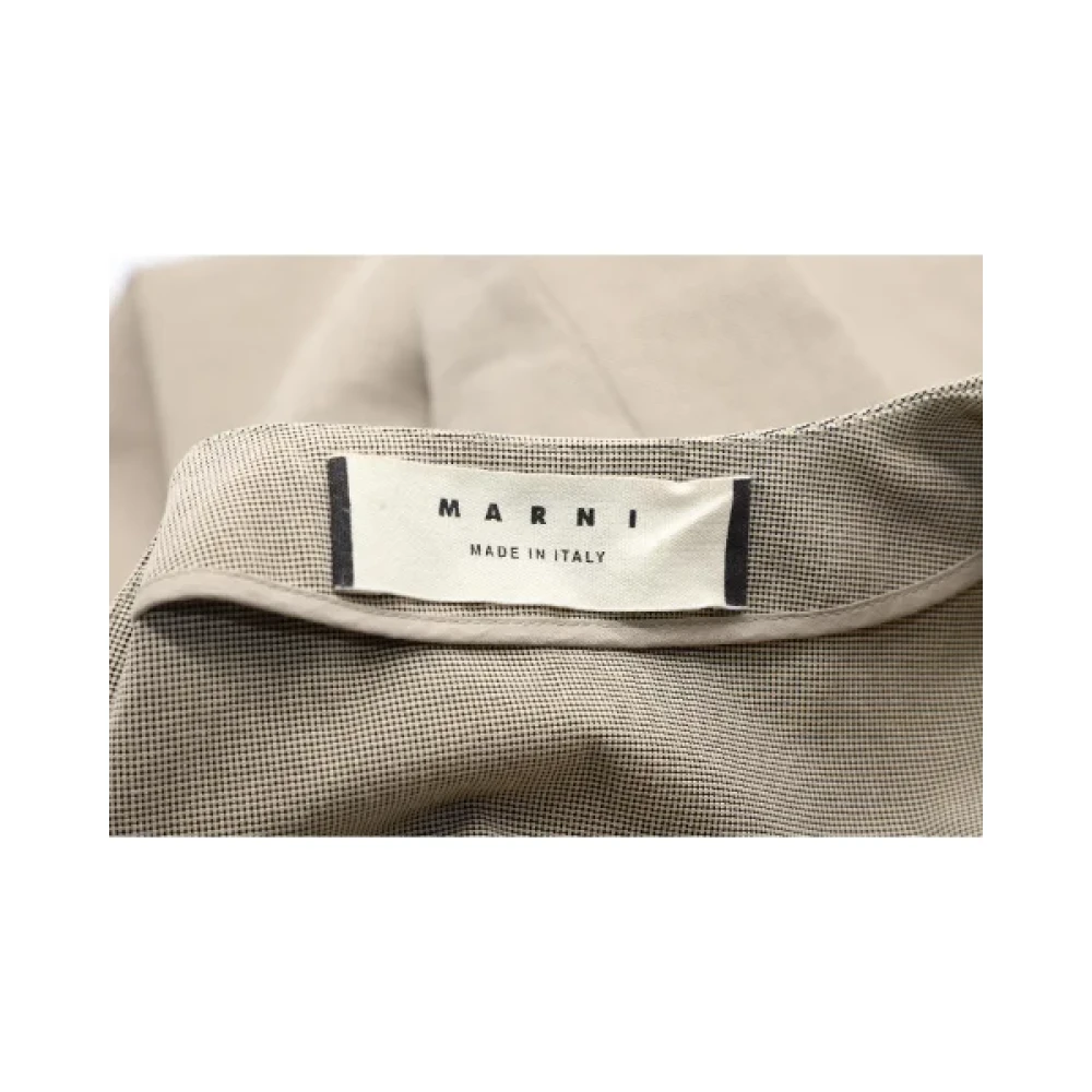 Marni Pre-owned Cotton outerwear Beige Dames