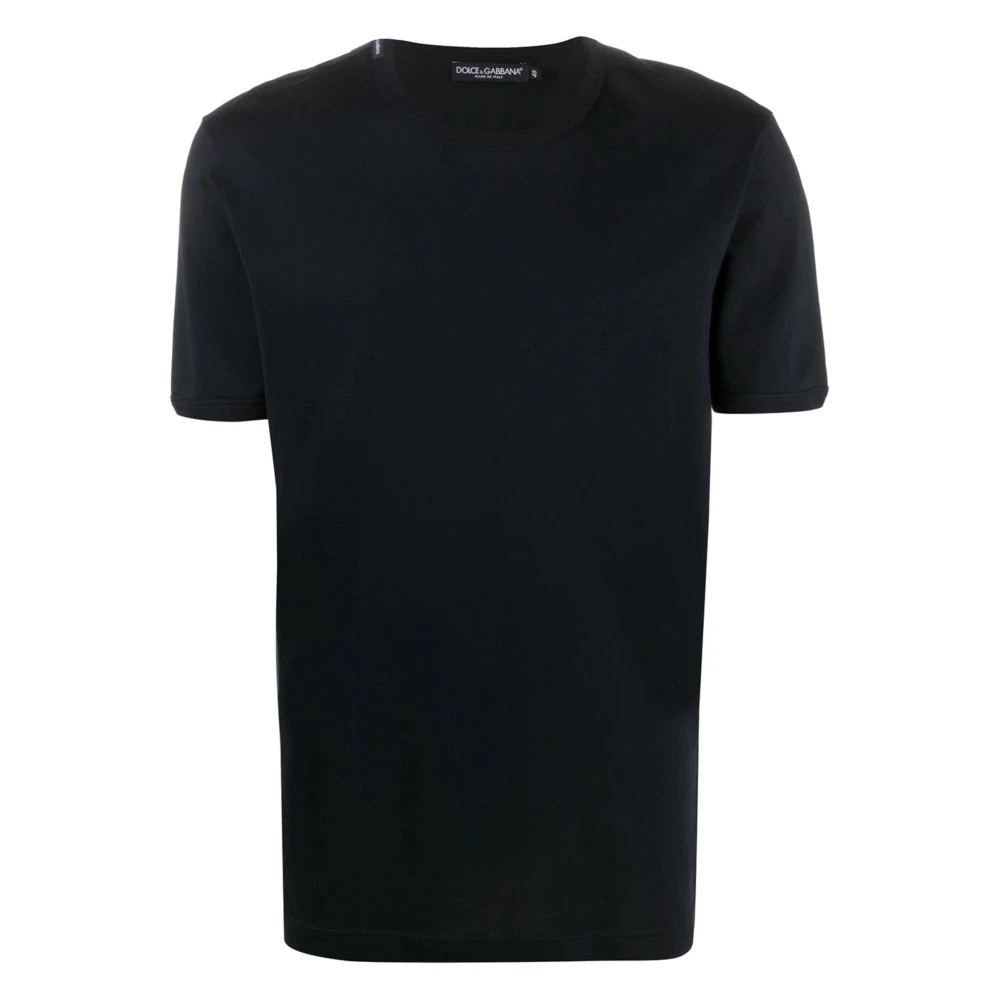 Dolce & Gabbana Blauwe T-shirts en Polos Blue Heren