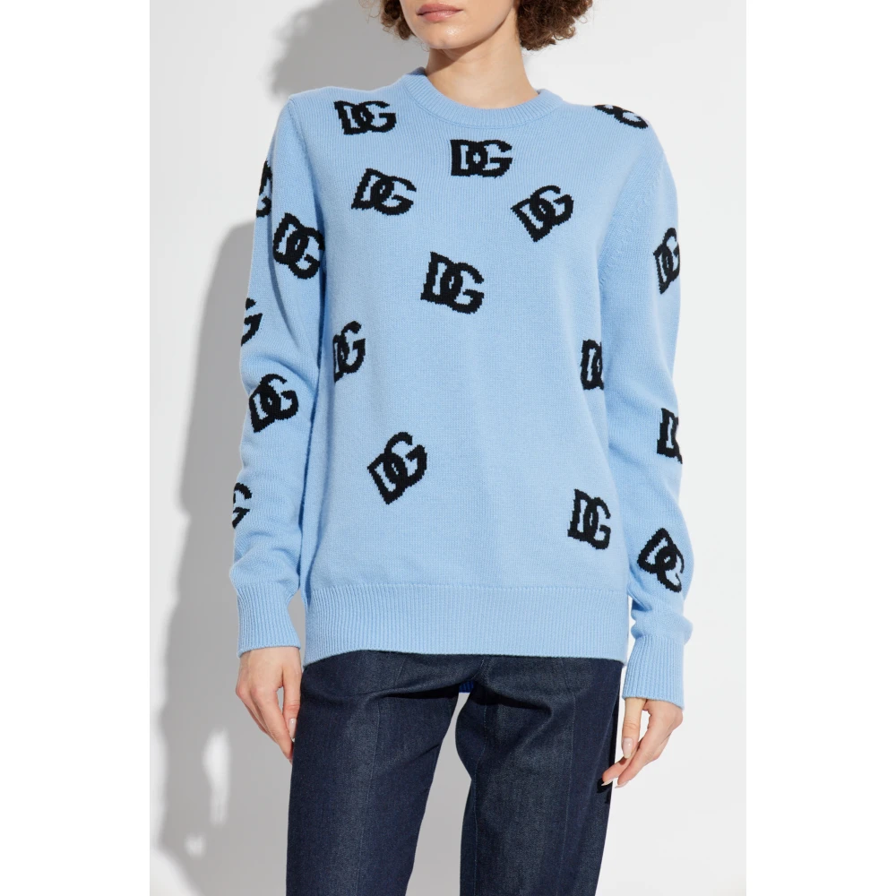 Dolce & Gabbana Wollen trui Blue Dames