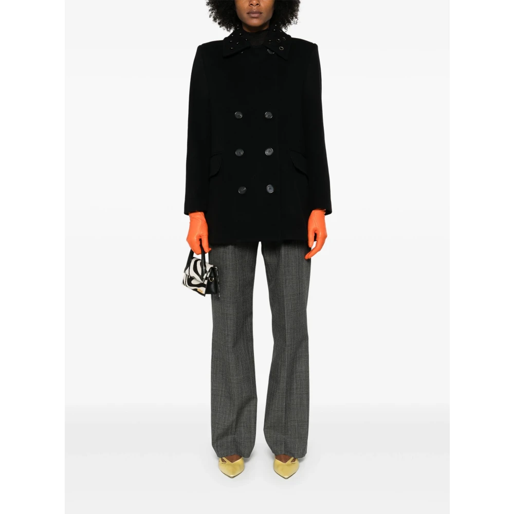 Msgm Stijlvolle Jas voor Vrouwen Black Dames