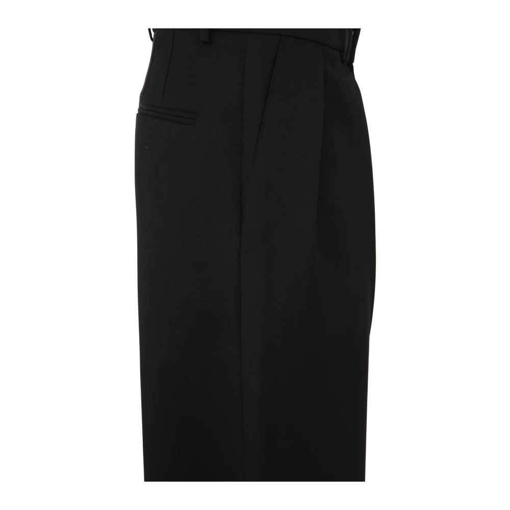 Wardrobe.nyc Zwarte Low Rise Broek Black Dames
