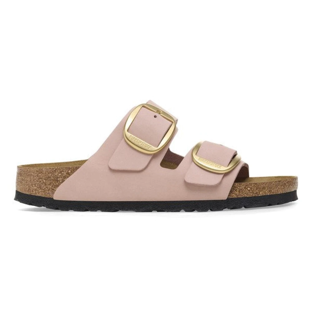 Birkenstock Women's Pink Sliders, 8 Uk, Arizona Big Buckle Sandals Narrow