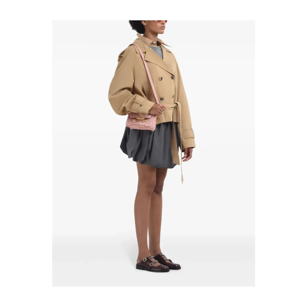 Marni Elegante Wollen Jas Beige Dames