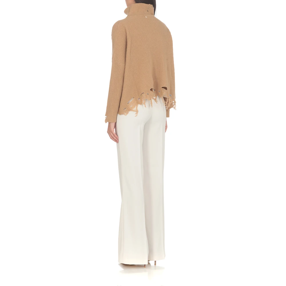 pinko Round-neck Coltrui Beige Dames