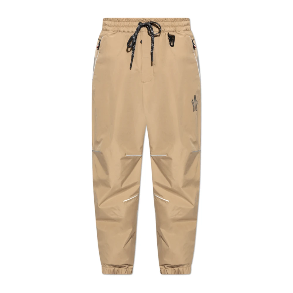 Moncler Beige Sweatpants, Male, M, Grenoble Day-Namic Trousers
