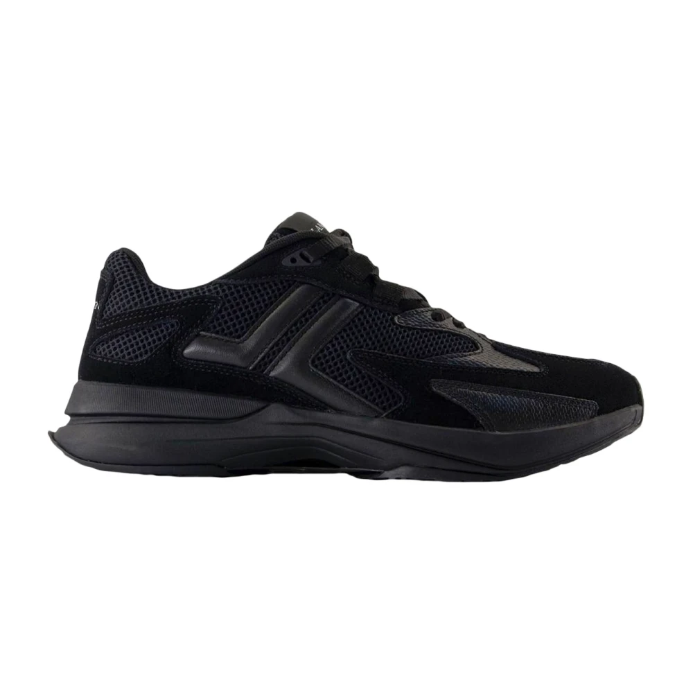 Lanvin Zwarte Leren Schoudertas Heren Schoenen