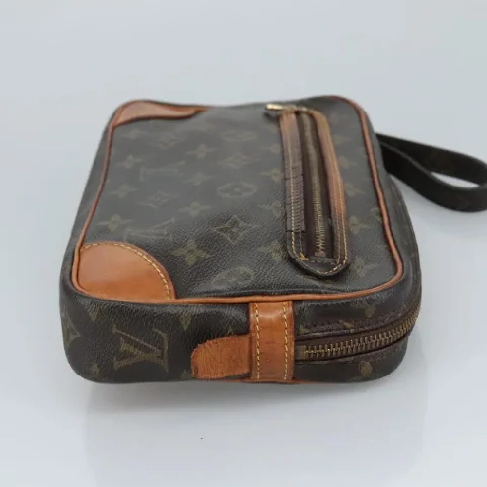 Louis Vuitton Vintage Pre-owned Canvas clutches Brown Dames