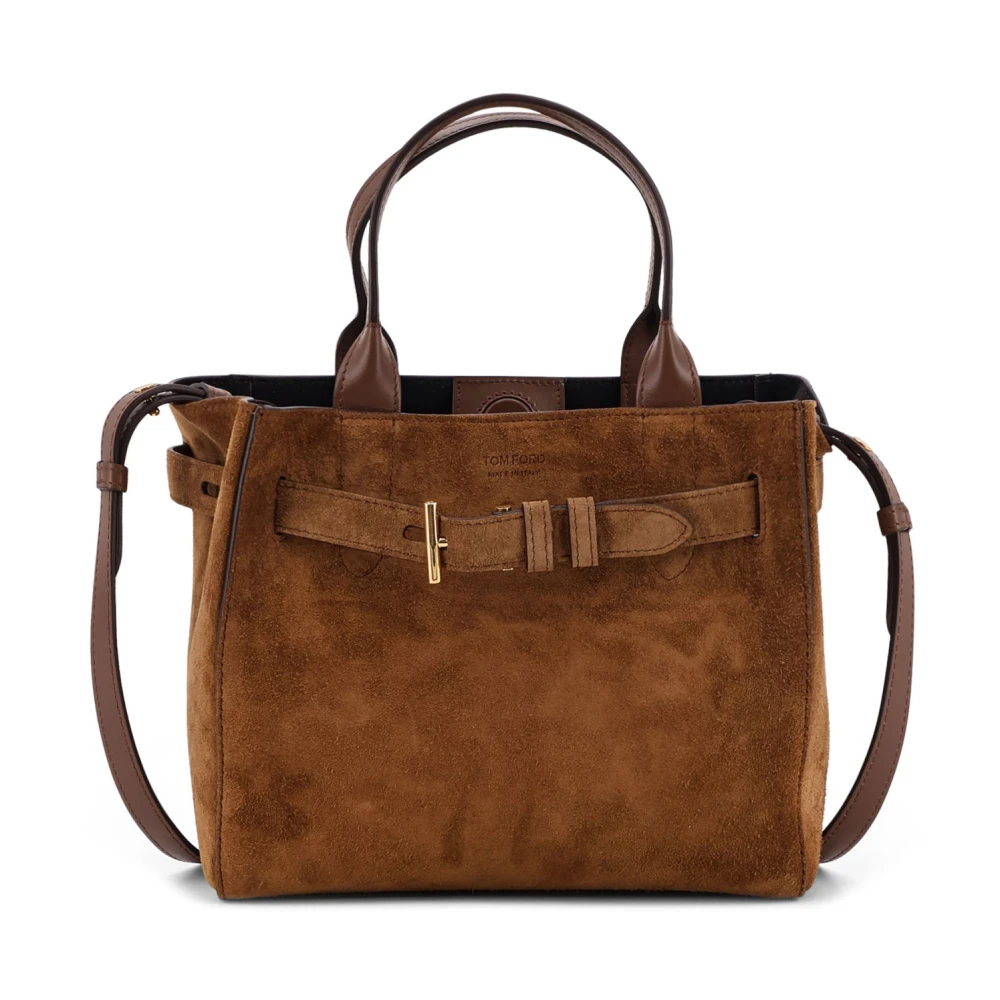 Tom Ford Women's Brown Audrey Small Tote - Shopping Bags - One Size - Bags