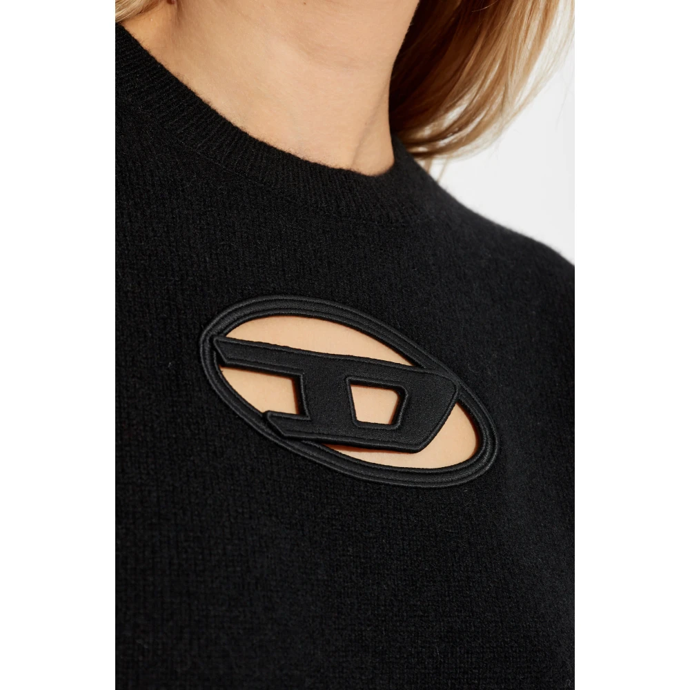 Diesel Trui M-Areesa-Slim Black Dames