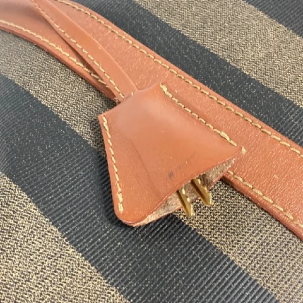 Fendi Vintage Pre-owned Canvas fendi-bags Brown Dames