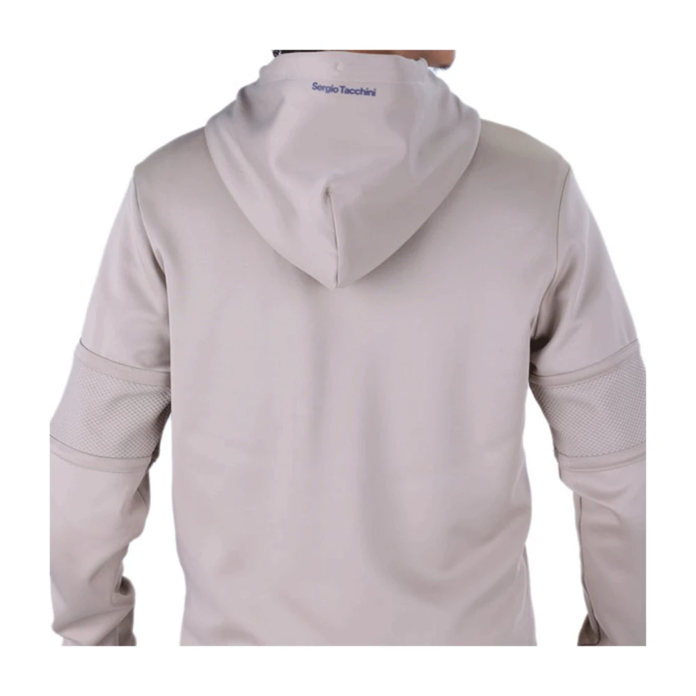 Sergio Tacchini Hoodie met rits Beige Heren