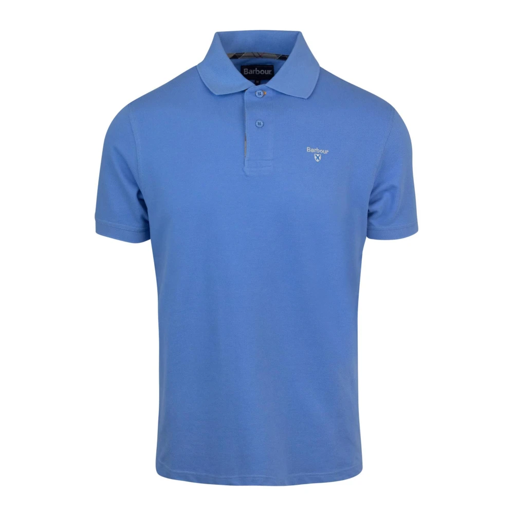 Barbour Men's Blue Polo In Piquet - Polo Shirts - 2XL - Tops