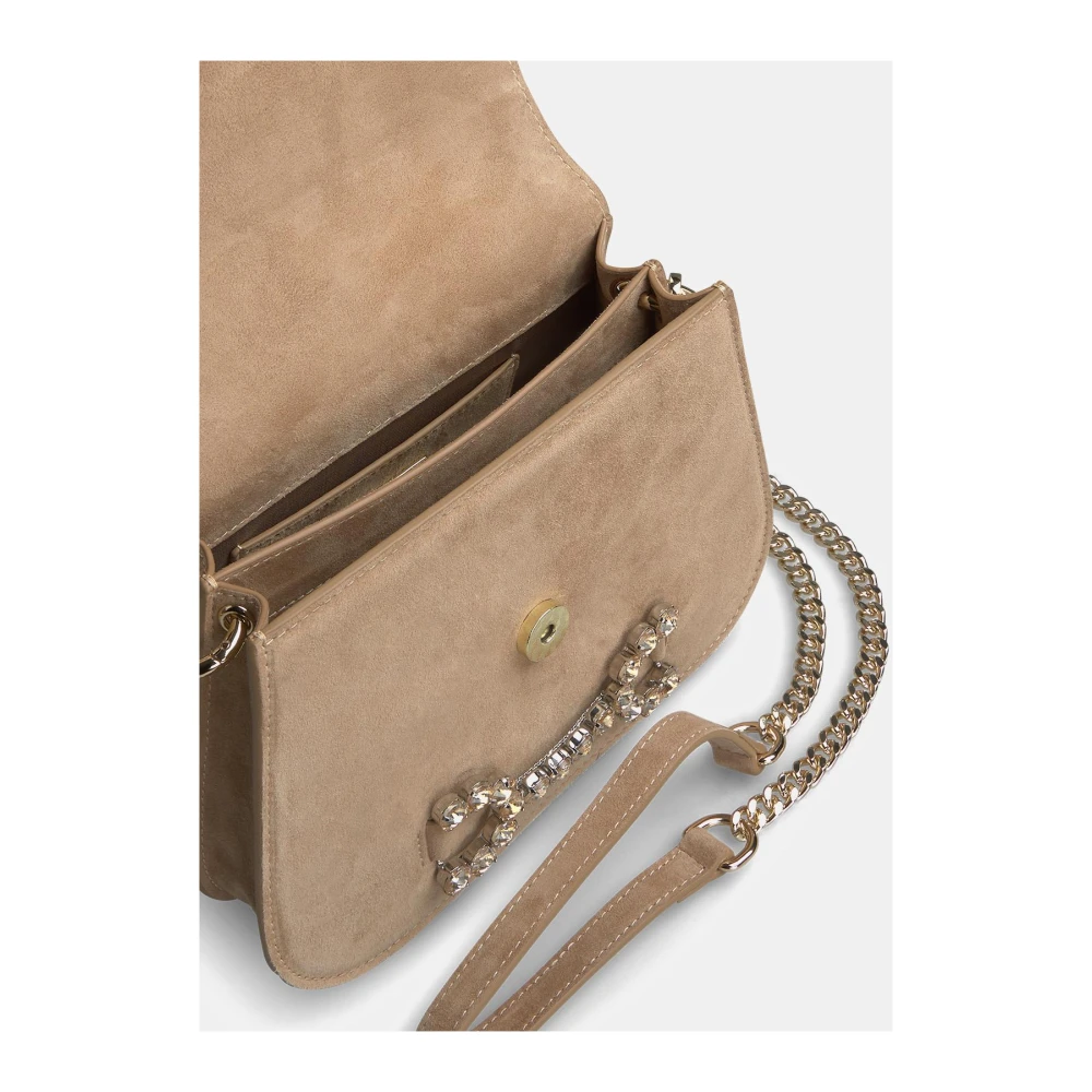 Alma en Pena Schoudertas met stijgbeugeldetail Brown Dames