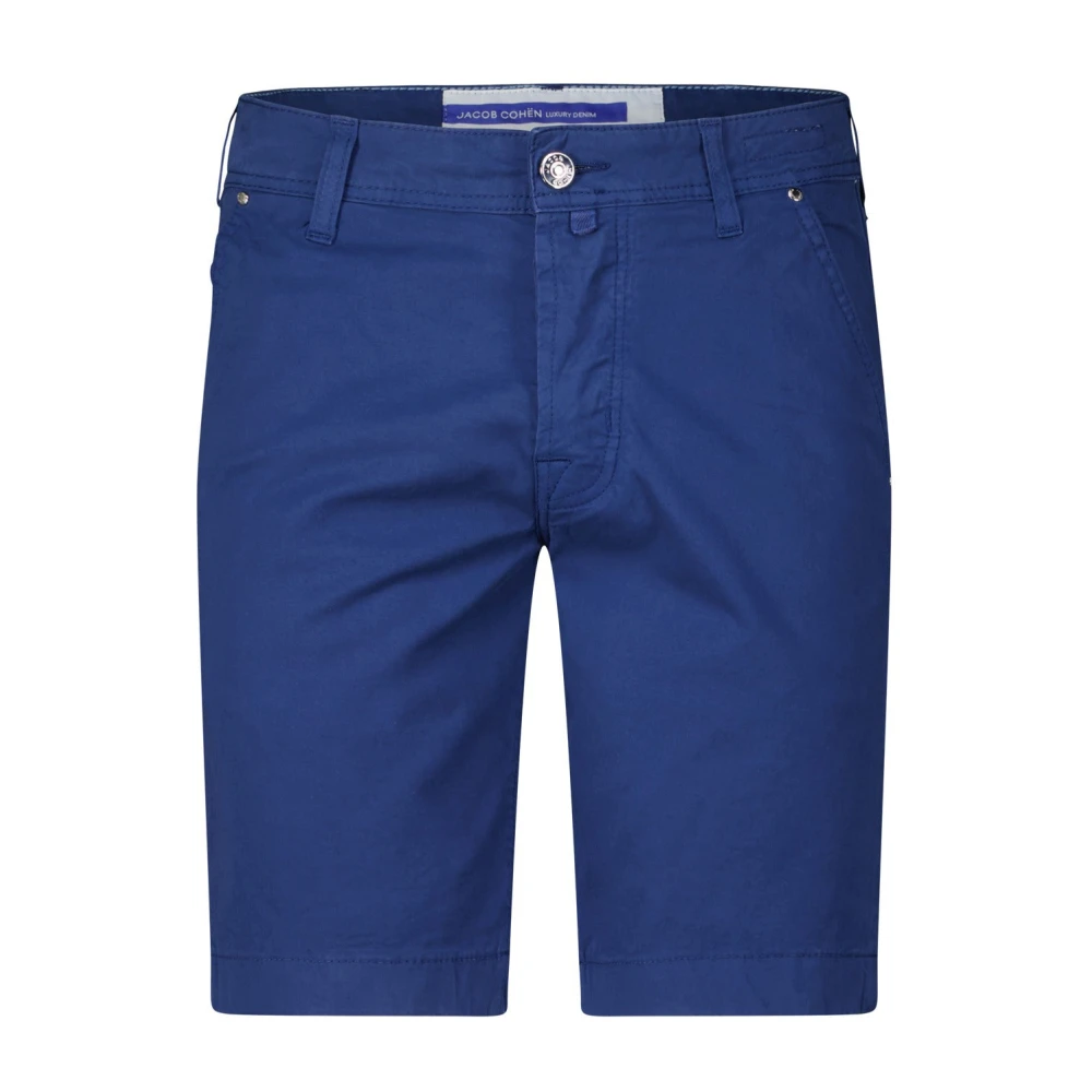 Jacob Cohën Klassieke Bermuda Shorts Blue Heren