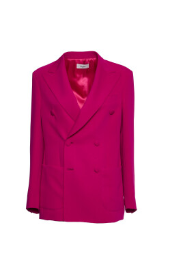 fuchsia-dobbeltbrystet-blazer