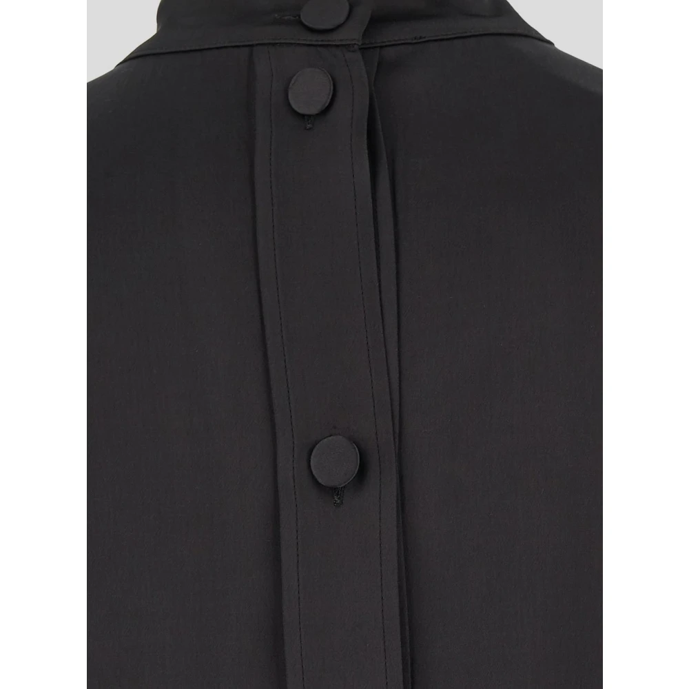 Gentryportofino Paarse viscose en wollen overhemd Purple Dames