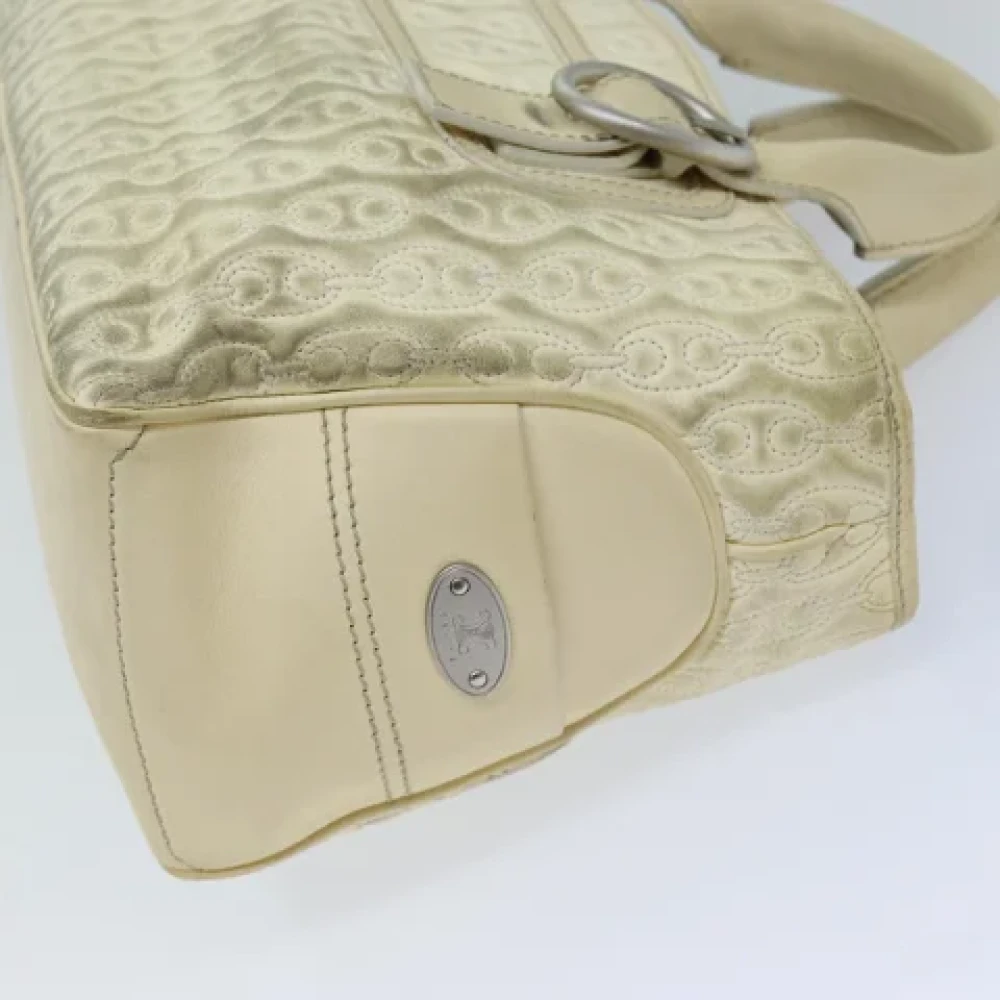 Celine Vintage Pre-owned Leather totes White Dames