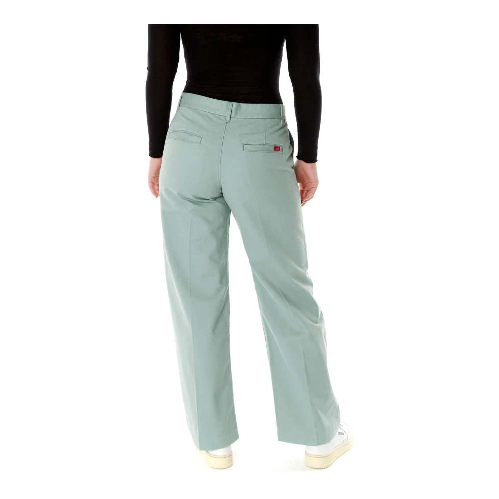 Levi's Loszittende Baggy Broek Green Dames
