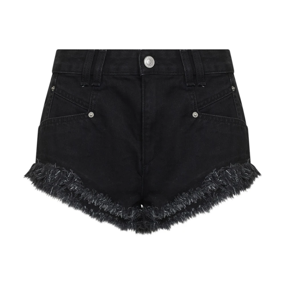 Isabel Marant Women's Black Denim Shorts - Denim Shorts - 2XS - Shorts